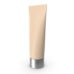 Premium Liquid Foundation isolated on transparent background, 3d , PNG