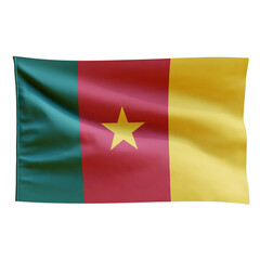 Cameroon Flag on transparent background png