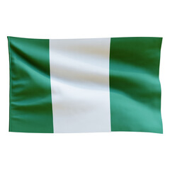 Nigeria Flag on transparent background png