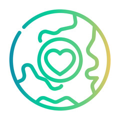 solidarity Line Gradient Icon