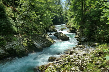 Die Vintgarklamm in Slowenien