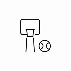 basketball score icon sign vector