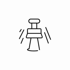 cable transport icon sign vector