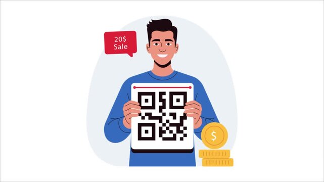 QR Scan Animation MP4 file	
