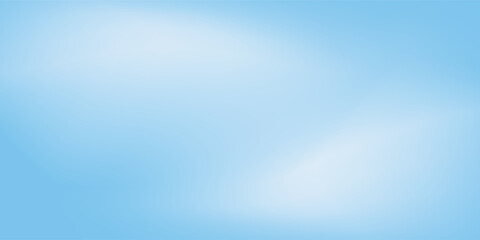 Aesthetic clear blue sky set. Summer season blue pastel colored vertical vector banner. Blurred sky gradient background. Simple soft light  modern arts