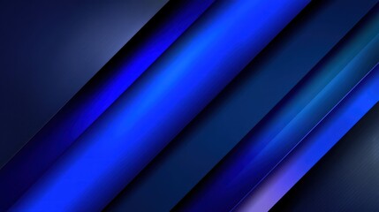 Abstract Blue Geometric Background with Layered Design Elements