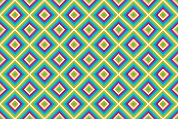 Abstract seamless geometric pattern with geometric shapes squares, pixel, jugged, texture, grid for wallpaper, textile, print, fabric, wrapping paper, etc.