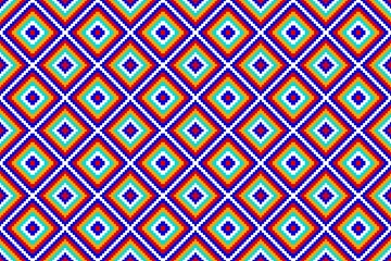 Abstract geometric seamless pattern. Seamless geometric pattern with geometric shapes. Colorful pattern, wallpaper, texture, ornament, wrapping paper, scrapbook, print, etc.