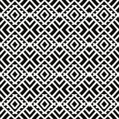 Black and White Ikat Seamless Pattern – Tribal Diamond Geometric Print – Monochrome Ethnic Textile for Digital Paper, Fabric, Crafts