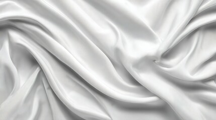 Obraz premium White Fabric Drape Texture Background. High quality
