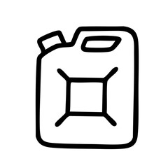 給油ボトル　線画