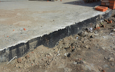 Slab on grade foundation construction. A slab-on-grade foundation is a type of foundation where a...