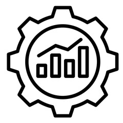 Performance Metrics  Icon Element For Design
