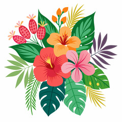 vector illustration of flowers