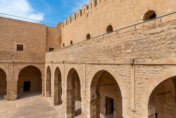 Naklejka premium The Ribat fortress inside the medina of Sousse, Tunisia