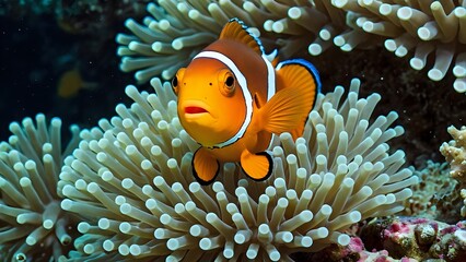 clown fish in aquarium