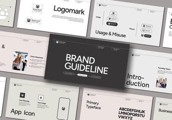 Minimal Brand Guideline Presentation Template