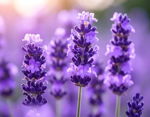 Obraz premium Lavender flowers in field
