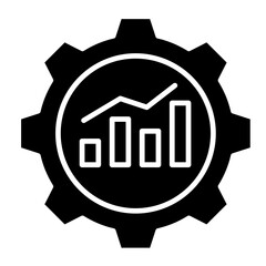 Performance Metrics  Icon Element For Design
