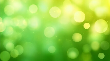 Obraz premium Sunlit Spring Green Bokeh Background Perfect for Nature Projects and Digital Designs, Artful Use