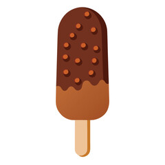 ice cream isolated on white