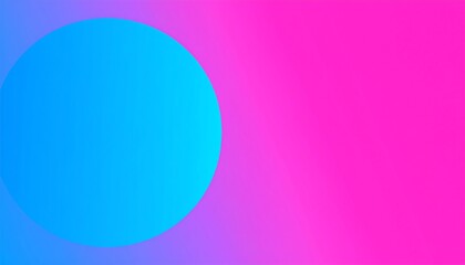 Vibrant gradient background with a large, smooth circle