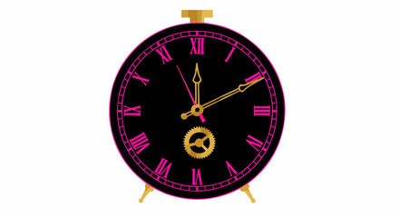 Fototapeta premium An antique clock showing the time, time is always important.