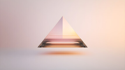 Fototapeta premium abstract pyramid symbol background