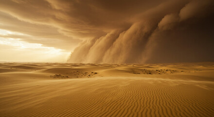 Nature Background Background desert sandstorm landscape: exploring extreme weather conditions in arid environments