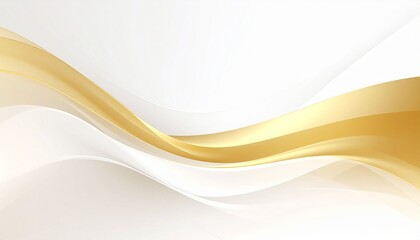 Obraz premium Minimalist background with gradient colors, white, light gold
