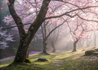 Fototapeta premium morning in the park