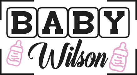 BABY WILSON svg