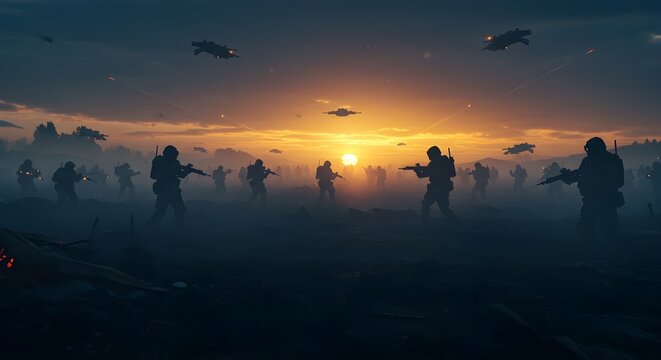Quantum Stealth Army Invisible to All Radar and Light, Striking at Dawn

