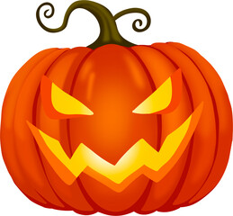 Halloween pumpkin, Halloween background, Jack o lantern, Spooks Halloween Party Invitation.