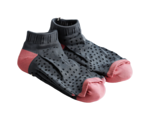 Innovative athletic socks design fitness product comfort isolated on transparent background, png