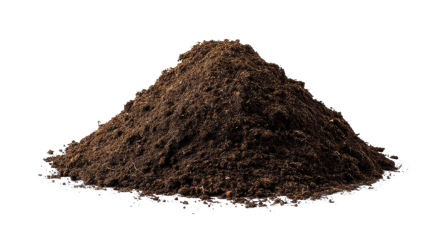 Soil preparation for gardening success home garden nature view isolated on transparent background, png