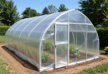 Fototapeta premium double walled greenhouse film offers insulation by trapping air between two layers of polyethylene reducing energy use while maintaining growth temperatures.
