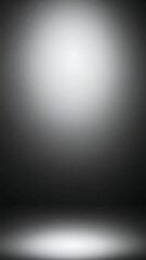 Empty studio backdrop, grayscale