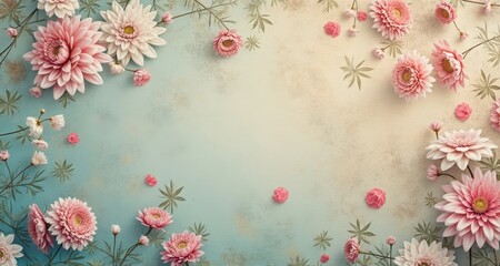 Colorful papers pinned on a blue wall