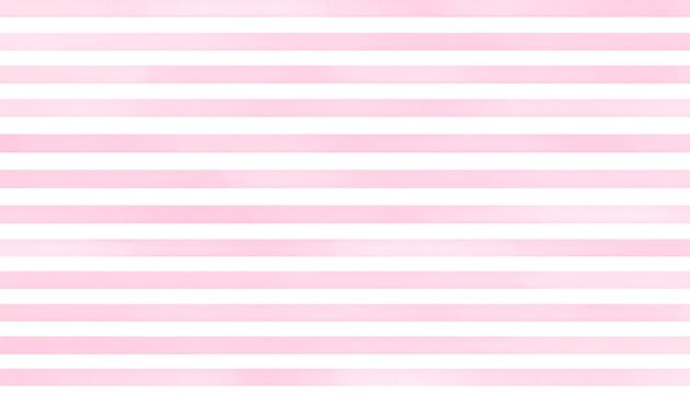Delicate pink and white horizontal stripes