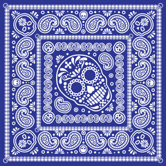 Bandana blue Art Illustration