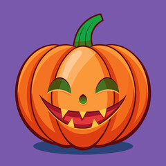 Fototapeta premium catoon halloween pumpkin