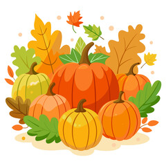 vector illustration of pumpkin