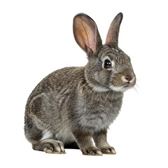 Obraz premium Adorable Wild Rabbit: Cute Furry Animal Portrait