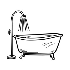 bath tub with a white background