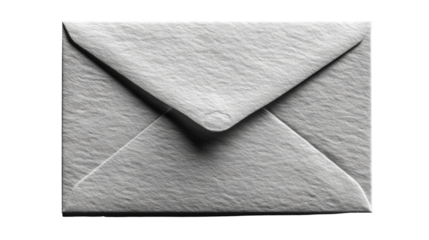 A simple gray envelope sitting on a clean surface representing communication and correspondence in a minimalistic and modern design aesthetic for various uses.