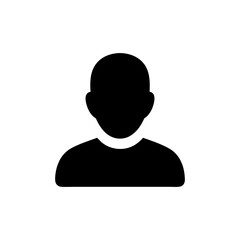 Generic User Profile Avatar Silhouette Icon for Account Representation
