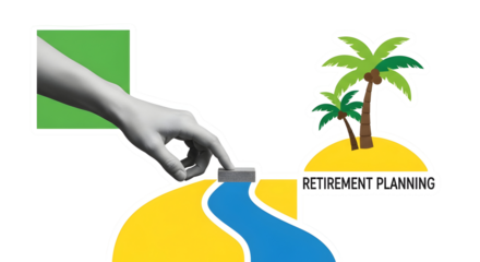 Bridging the Gap: Secure Your Future with Retirement Planning and Tropical Dreams.