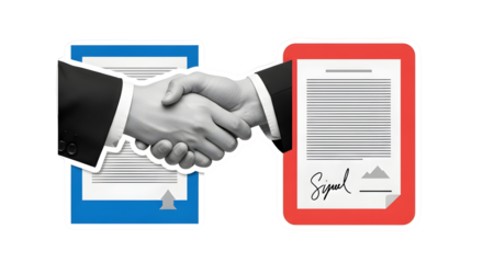 Sealing the Deal: Handshake over Signed Contracts for Business Success and Agreement