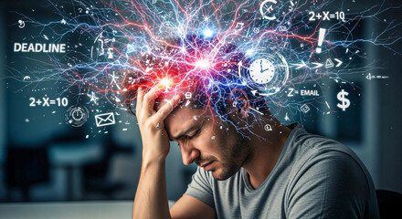 Overwhelmed Mind: Stress, Anxiety, and Cognitive Overload